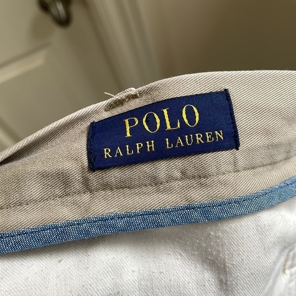 RALPH Lauren - Khaki Tan Shorts - Classic fit 9" - Size 36 - Picture 9 of 12